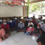 114 warga etnis rohingga kembali terdampar di Bireun, Aceh, Minggu Dini Hari (6/3/2022)
