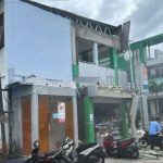 kondisi bangunan akibat gampa 5,4 M di Jayapura Papua . Foto : dok.