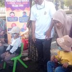 dokter melakukan deteksidini kanker pada anak. Foto ; Fitri Juliana/digda.id