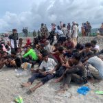 Rohingya Yang Tiba di Ladong Aceh Besar ( Foto. Digdata.id)