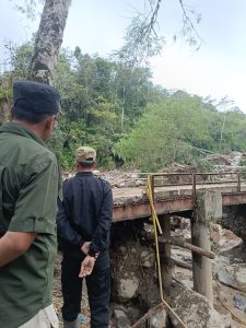 Anggota DPRA Bardan Saidi Meninjau langsung Lokasi Banjir Bandang Di Jagong Aceh Tengah