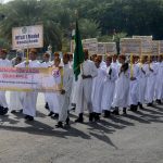 3600 pelajar kota Banda Aceh ikut memeriahkan pawai peringatan tahun baru Islam 1446 H. Foto: Fitri/digdata.id