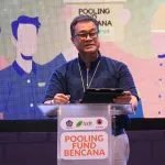 Deputi Bidang Sistem dan Strategi BNPB Dr. Raditya Jati memberikan sambutan sekaligus membuka pelaksanaan pooling fund bencana (PFB) sesi ke 2 di Banda Aceh, Aceh, Selasa (08/10/2024)