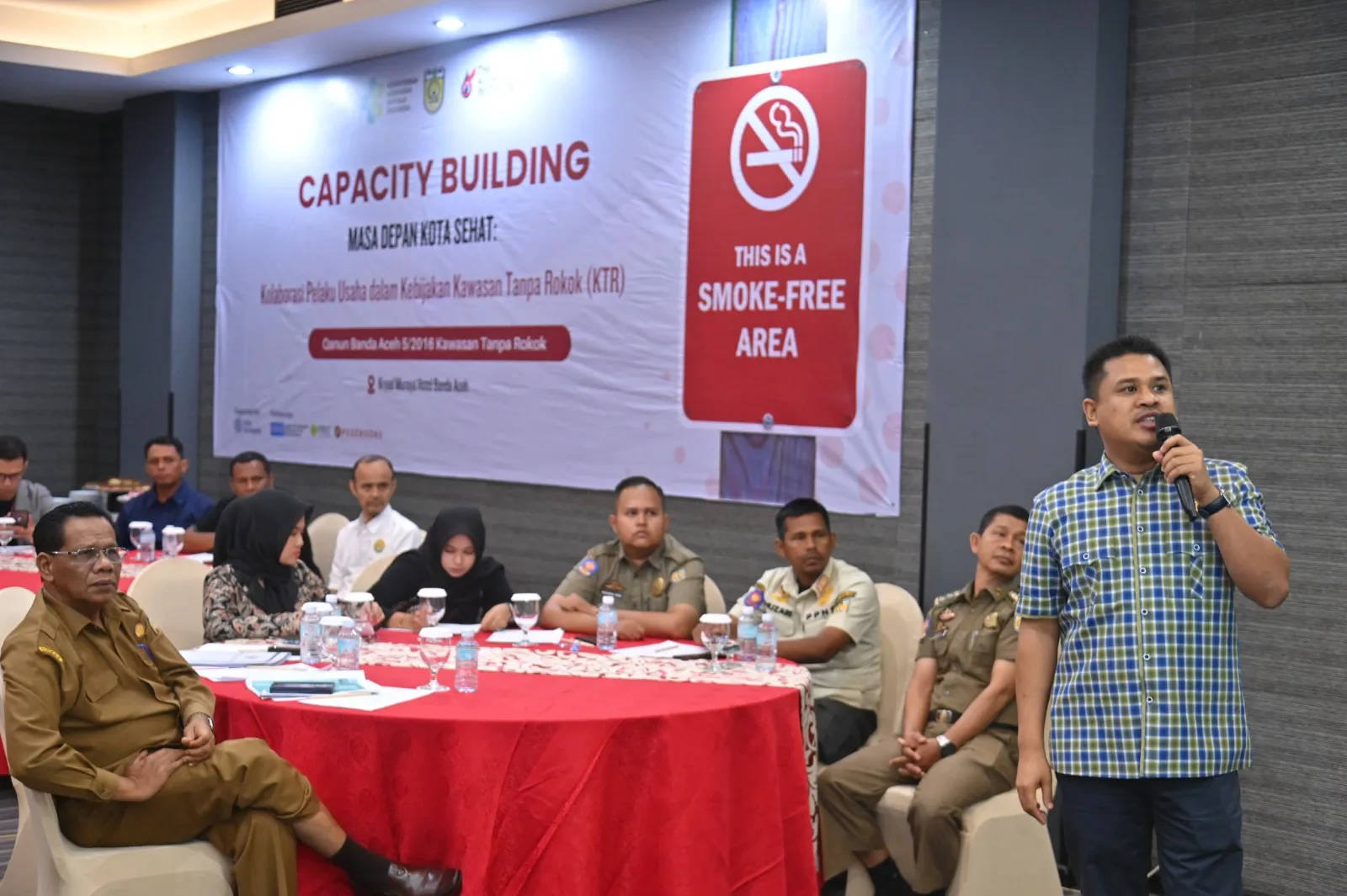 Workshop penguatan kebijakan Kawasan Tanpa Rokok (KTR), Selasa (17/12/2024)