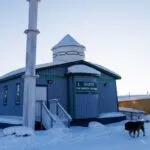 Midnightsun Mosque, Mesjid di Inuvik. Poto : HO