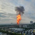 Gas Petronas meledak, Peristiwa itu terjadi pada Selasa (1/4/2025) pagi dan menyebabkan kerusakan parah pada sejumlah rumah warga