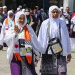 JCH asal embarkasi Aceh bersiap berangkjat menuju Makkah. Poto : Fitri Juliana/Digdata.id