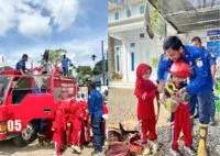 TKS IT Bazla Gelar Edukasi Siaga Api di Aceh Utara