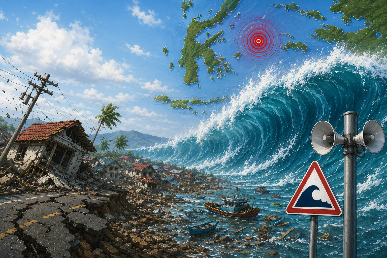 Gempa M 7,7 Laut Sulawesi: Peringatan Dini Tsunami 5 Provinsi