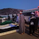 proses pemaaman jemaah haji yang meninggal di Mekkah Foto; Dok.PPIH